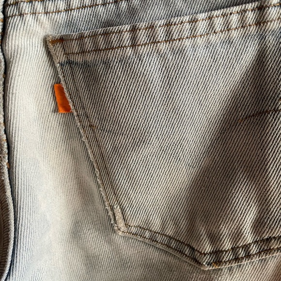 Vintage 70s 917 Orange Tab Levi’s flare jeans - Picture 8 of 16